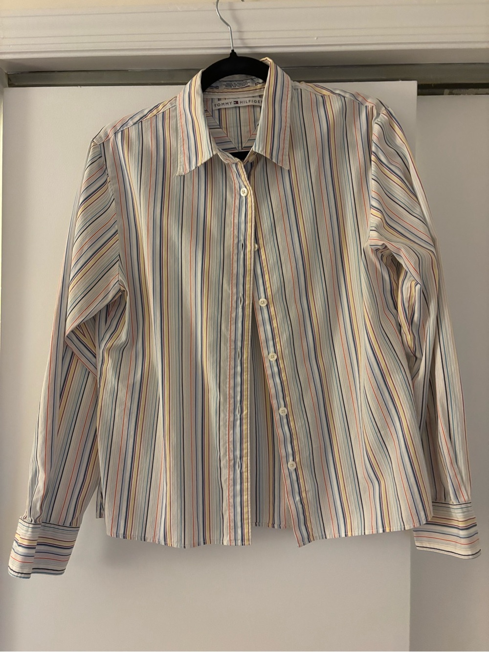 Tommy Hilfiger Women’s  Multicolor Stripe Button-Up Shirt